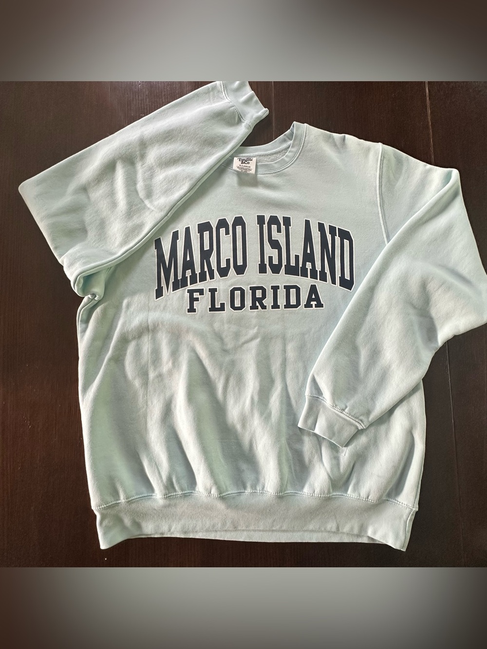 Pacific & Co Marco Island Florida Crewneck Sweatshirt XL *READ